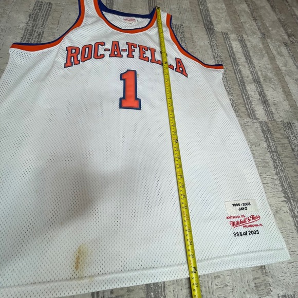 Vintage RARE Mitchell Ness Jay-Z Retirement Jersey Roc-A-Fella #888/2003 Size 56 - Picture 13 of 13